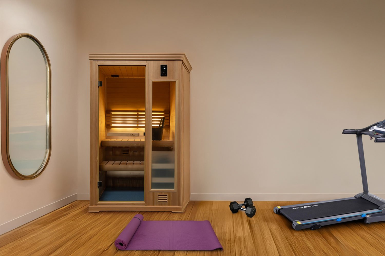 Hallmark 44 in home gym