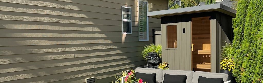 backyard sauna