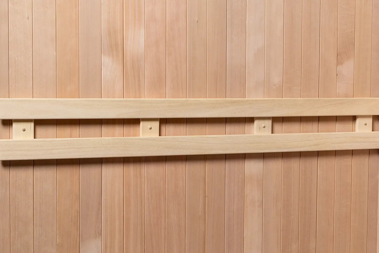 Custom Saunas-Backrest_2-Bar Standard