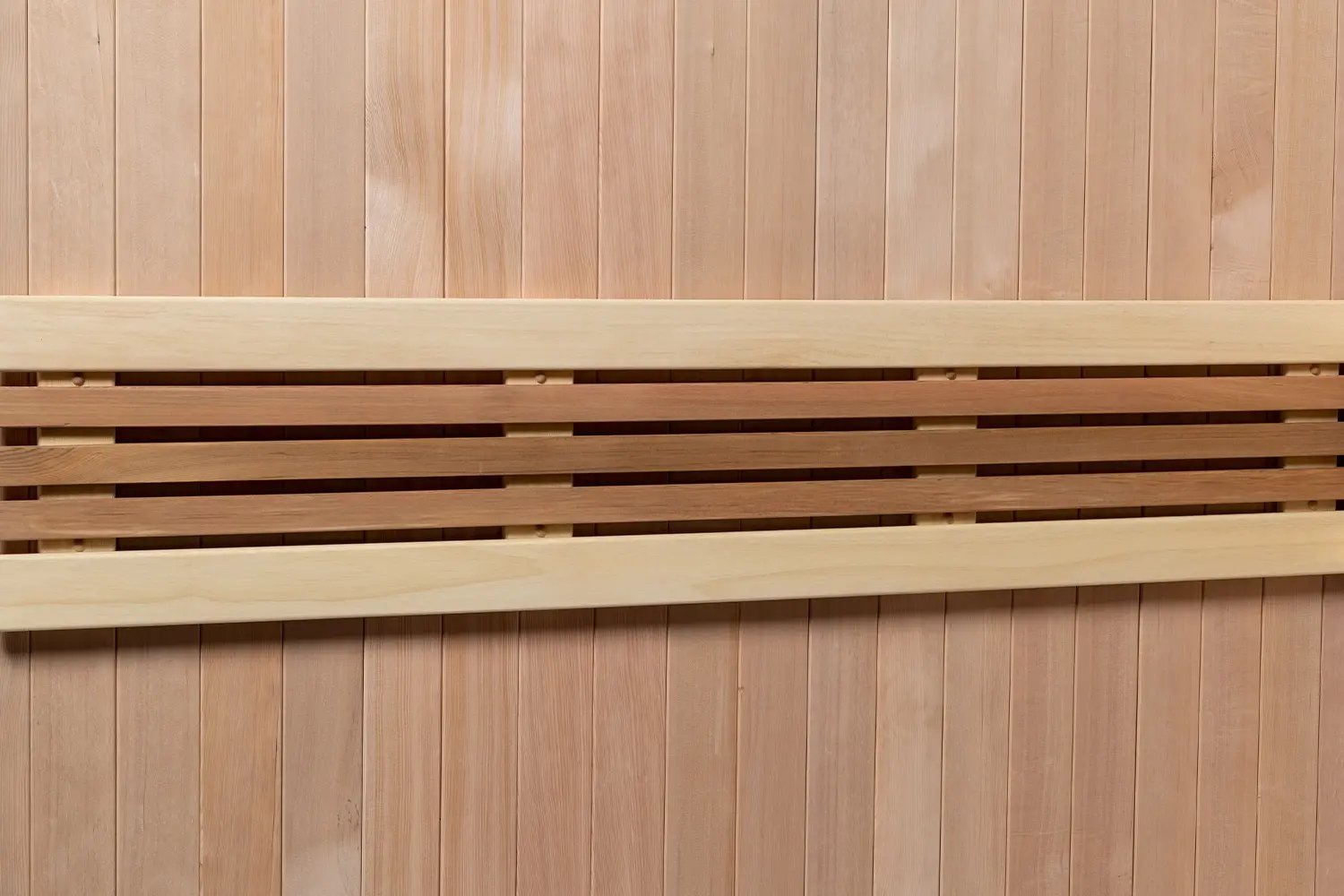 Custom Saunas-Backrest_5-Bar Heat Treated