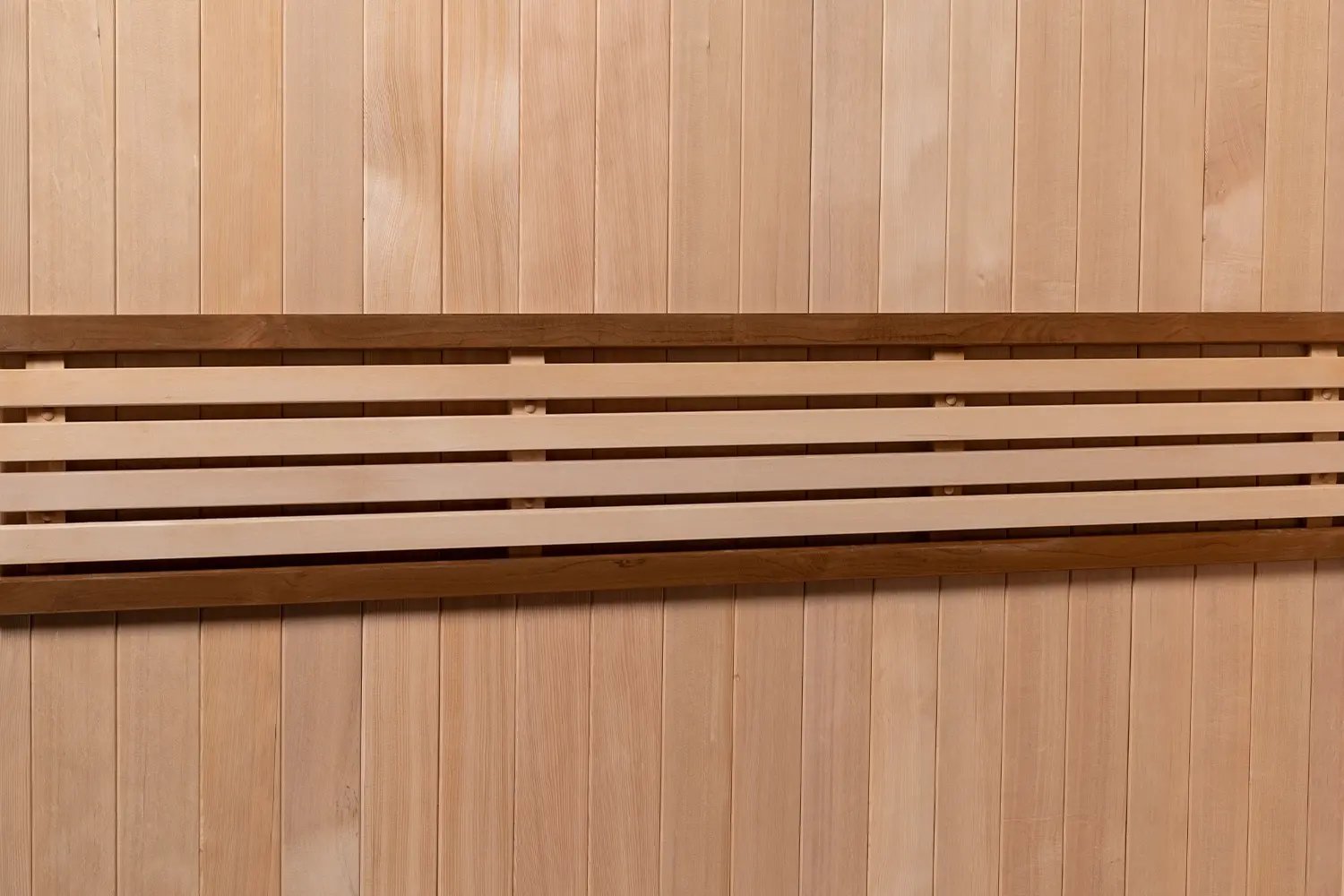 Custom Saunas-Backrest_6-Bar Curved Heat Treated