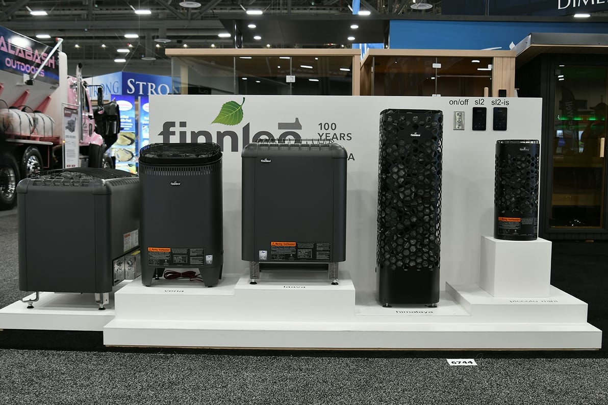 New Sauna Heaters at International Pool & Spa Expo