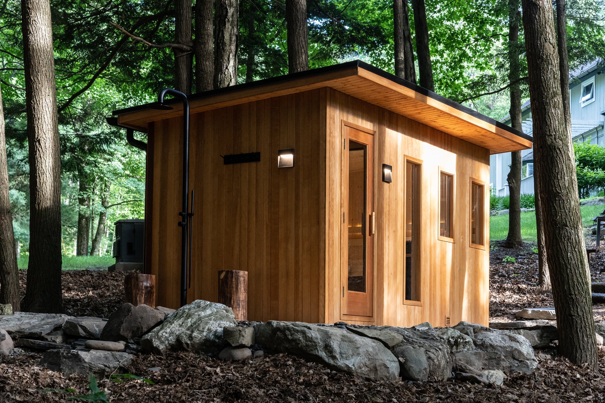 Euro Outdoor Sauna in Ancram, NY