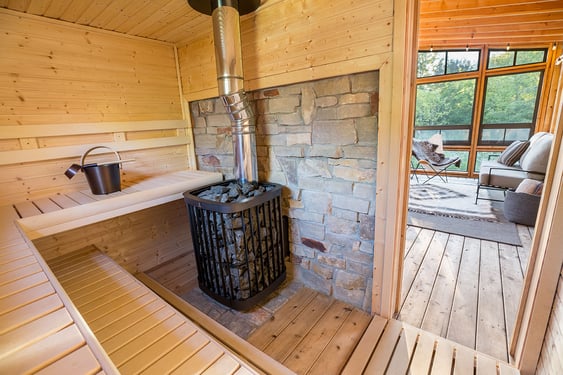 Year Round Wood Fired Outdoor Sauna Is, Outdoor Sauna Kits Wood Burning