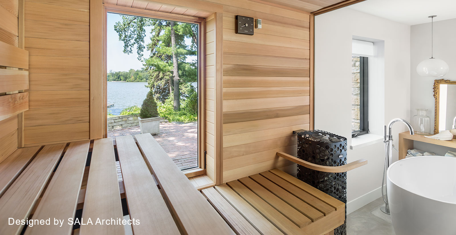 Custom sauna interior