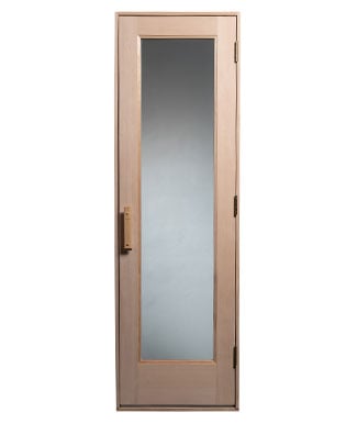 790 x 1990 mm fintec Porte de Sauna en Verre Clair Poignée Tringle 