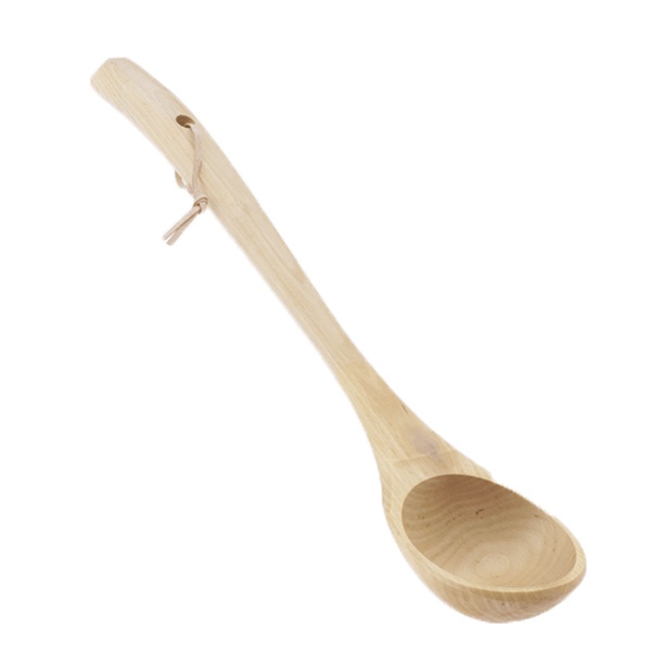 classic wood ladle
