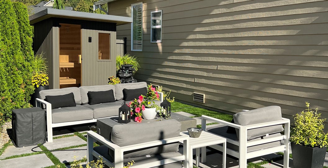 A Small Backyard with Big Benefits - Thanks to an Outdoor Sauna featured image